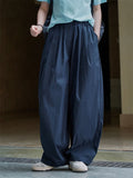 Women's High-Waisted Lightweight Japanese Style Pants