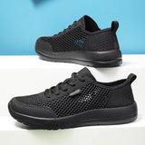 Men's Summer Lightweight Lace Up Breathable Mesh Sneakers