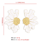 Elegant Multilayer Petal Earrings for Lady