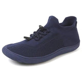 Male Ultrasoft Knitted Fabric Lace-up Sneakers