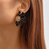 Elegant Multilayer Petal Earrings for Lady