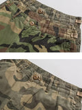 Men's Oversized Camouflage Tactical Pants with Patch Pocket