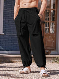 Men's Summer Cozy Pure Cotton Oversized Ankle Banded Pants