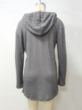 Rhombus Jacquard Trendy Hooded Knit Dress for Women