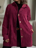 Women's Cozy Keep Warm Corduroy Hooded Jackets