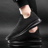 Men's Casual Stretchy Knitted Rubber Sole Sock Sneakers