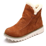 Women's Warm Fur Lining Winter Ankle Snow Boots