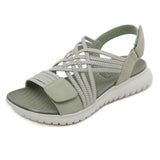 Cozy Open Toe Cross Strap Beach Sandals for Women