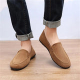 Male Breathable Jogging Slip On Canvas Flat Shoes