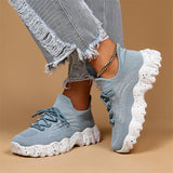 Women's Breathable Non-slip Knitted Mesh Shoes