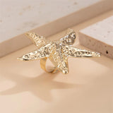 Casual Holiday Big Starfish Rings for Women