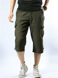 Men's Relaxed Multiple Pockets Short Cargo Trousers