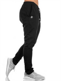 Men's Stretchy Casual Solid Color Lace Up Sport Pants