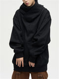 Men's Relaxed Fit Hip Hop Hoodie with Face Mask