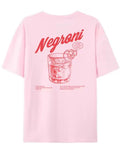 Women's Negroni Cocktail Drinking Letter Print T-shirts