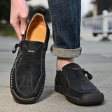 Modish Hand-sewn Soft Leather Flats for Men