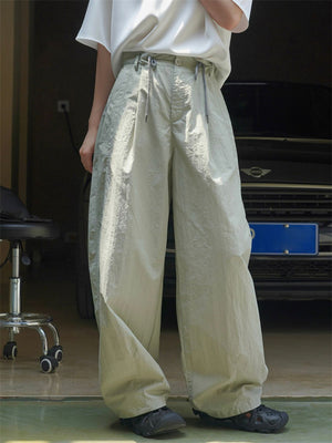 Summer Thin Simple Loose-fitting Trousers for Ladies