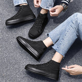 Classic Popular High Top Lace Up Canvas Sneakers