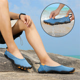 Women's Breathable Rubber Soft Sole Slip-On Shoes for Outdoor Activities