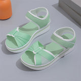 Women's Leisure Cutout Strappy Velcro Sandals