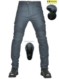 Super Cool Knight Motorcycle Denim Pants with Knee & Hip Protector