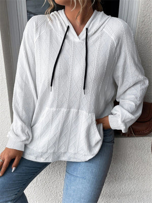 Lazy Oversized Long Sleeve Pocket Hoodies for Women