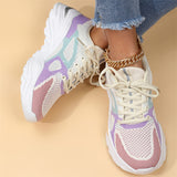 Women's Relaxed All-match Contrast Color Mesh Shoes