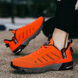 Men's Breathable Mesh Skidproof Rubber Sole Cozy Sneakers