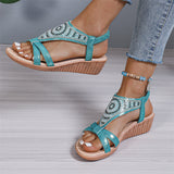 Women's Side Cutout Strap Rhinestone Sequin Sandals