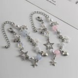 Cutout Imitation Pearl Star Heart Beaded Bracelets