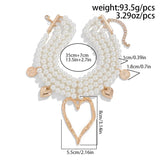 Big Love Heart Pendant Exaggerated Layered Necklace for Women