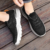 Men's Spring Summer Leisure Platform Knit Sneakers