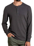 Men's Slim Fit Long Sleeve Knitted Henley Shirts