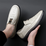 Men's Slip On Crocodile Pattern Walking Flats