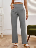 Female Comfy High-rise Casual Sports Yoga Trouser