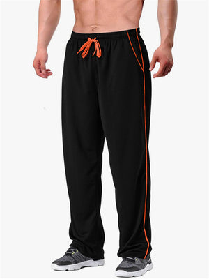 Men's Stretchy Drawstring Training Running Sport Pants