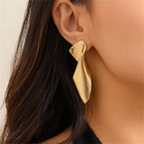 Fashion Unique Twisted Metal Earrings for Women