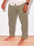 Men's Lightweight Breathable Cotton Linen Casual Pants