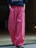 Women's High-Waisted Lightweight Japanese Style Pants