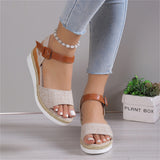 Female Ankle Buckle Strap Non-slip Platform Sandals