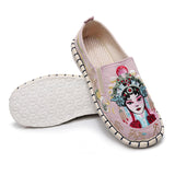 Female Chinese Peking Opera Character Embroidered Cloth Loafers