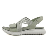 Cozy Open Toe Cross Strap Beach Sandals for Women