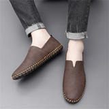 Men's Casual Lightweight Rubber Sole Stitching Flats