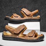 Men's Travel Anti Slip Soft Sole Velcro Beach Sandals