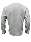 Autumn Leisure Round Neck Long Sleeve Basic Shirt for Men