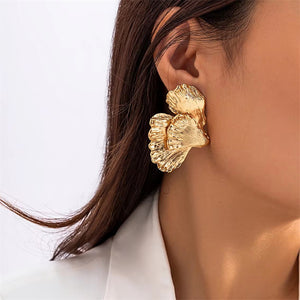 Petal Shaped Fashion Statement Earrings for Women