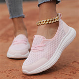 Women's Candy Color Slip-On Breathable Walking Loafers