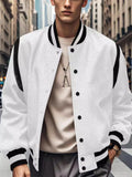 Men's Super Cool Stand Collar Single-Breasted Baseball Jacket