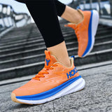 Men's Contrast Color Letter Print Running Luminous Sneakers