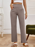 Female Comfy High-rise Casual Sports Yoga Trouser